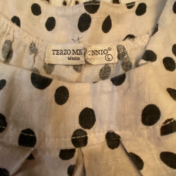 Terzo Millennio Italy Women's 100% Linen Dress size L - Picture 7 of 7